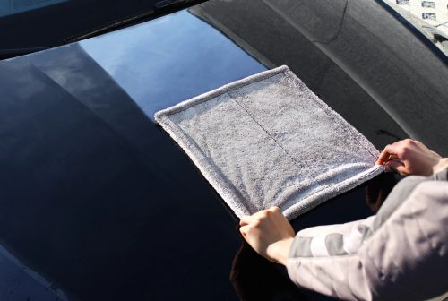 Mmaxima Vízmágnes autószárító törölköző  40x60 cm - 1400GSM - Szürke