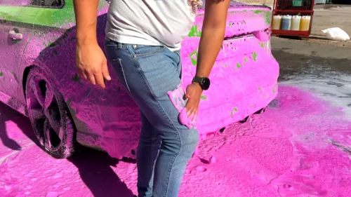 Supreme Mousse Shine Pink Cherry fényesítő pink krémes aktív hab cseresznye illattal 25L