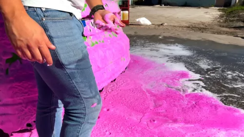 Supreme Mousse Shine Pink Cherry fényesítő pink krémes aktív hab cseresznye illattal 25L