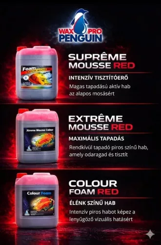 Red Foam piros aktív hab cseresznye illattal 25L