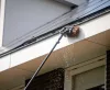 6,5 m Teleszkópos, alumínium napelemtisztító prémium mosókefe + vegyszeradagolóval + üveglehúzóval, acél nyéllel 