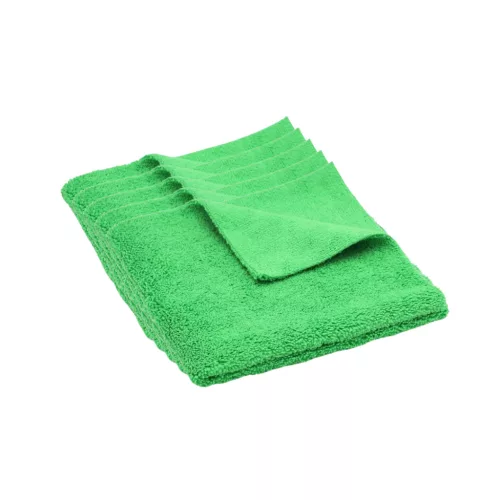 Laser Polish Zöld Mikroszálas kendő polírozáshoz 5db (100458) + Vízmágnes autószárító törölköző 40x60 - Szürke (1380411)