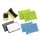 Gumiápoló applikátor 2 db (594625) + Scrub pad csodaszivacs bőr-, textil-, vinyl- és műanyag felületre 2 db (138041651) + Mikroszálas applikátor szivacs 14x9 cm - kék 1 db (13804161) + Mikroszálas applikátor szivacs 14x9 cm - zöld 1 db (13804151)