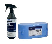 M-Clean glass Üvegtisztító 0,75l (M62) +  Celtex Ipari törlő (Z38TD)